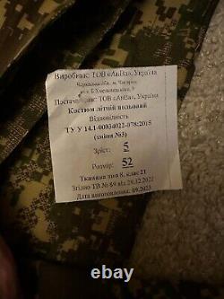 Original Set Ukrainian Army Camouflage Predator Uniform Suit Regular Size XL