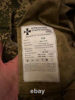 Original Set Ukrainian Army Camouflage Predator Uniform Suit Regular Size XL