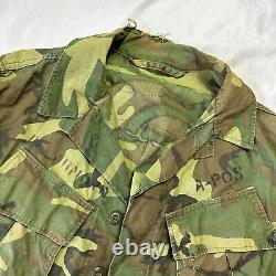 Original Vietnam War Early Poplin Non Ripstop ERDL Camo Set Jacket & Pants Named