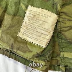 Original Vietnam War Early Poplin Non Ripstop ERDL Camo Set Jacket & Pants Named