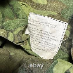 Original Vietnam War Early Poplin Non Ripstop ERDL Camo Set Jacket & Pants Named