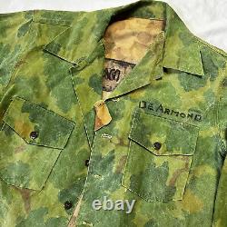Original Vietnam War Named Tailored Mitchell Camo Set Jacket & Pants