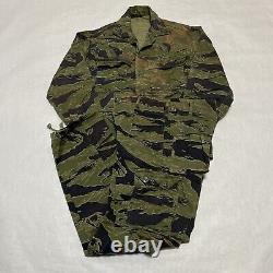 Original Vietnam War Tiger Stripes Camo Jacket & Pants Set Stamped US A-M