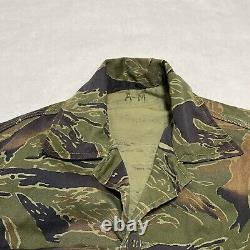Original Vietnam War Tiger Stripes Camo Jacket & Pants Set Stamped US A-M