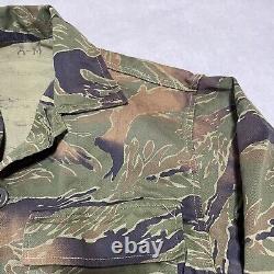 Original Vietnam War Tiger Stripes Camo Jacket & Pants Set Stamped US A-M