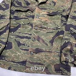 Original Vietnam War Tiger Stripes Camo Jacket & Pants Set Stamped US A-M