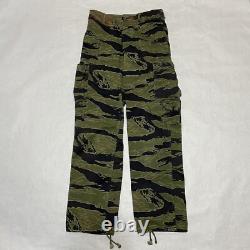 Original Vietnam War Tiger Stripes Camo Jacket & Pants Set Stamped US A-M