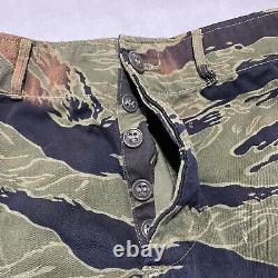 Original Vietnam War Tiger Stripes Camo Jacket & Pants Set Stamped US A-M