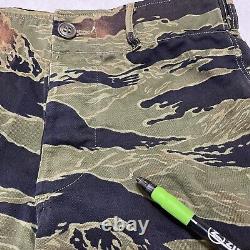 Original Vietnam War Tiger Stripes Camo Jacket & Pants Set Stamped US A-M