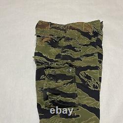 Original Vietnam War Tiger Stripes Camo Jacket & Pants Set Stamped US A-M