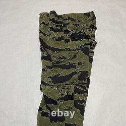 Original Vietnam War Tiger Stripes Camo Jacket & Pants Set Stamped US A-M