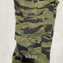 Original Vietnam War Tiger Stripes Camo Jacket & Pants Set Stamped US A-M
