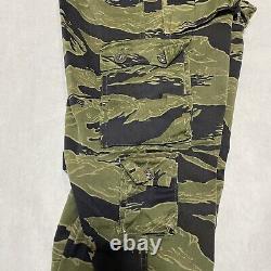 Original Vietnam War Tiger Stripes Camo Jacket & Pants Set Stamped US A-M