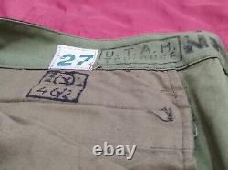 Orignial French 1950s Lizard Camouflage Full set Uniform used by Israel Idf