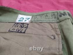Orignial French 1950s Lizard Camouflage Full set Uniform used by Israel Idf