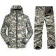 Outdoor Camouflage Tracksuit Windbreaker Jaceket Pants Sets Tactical Men Clothes