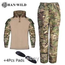 Outdoor Field Camping Hunting Military Combat Uniform Tactical Shirt Pants