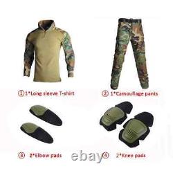 Outdoor Men Clothes Suits With Pads Wear Resistant Shirts Pants Sets Waterproof