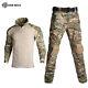 Outdoor Military Tactical Uniform Airsoft Camouflage Shirt Cargo Pant Suit