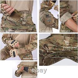 PAVEHAWKE mens G3 Combat Camouflage Knee Pads Tactical Hunting Uniform Sets Gear
