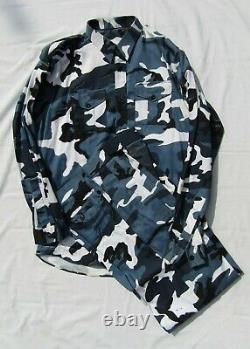 Pakistan Made Blue Urban Camouflage Set 38 waist 46 chest