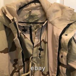 Parka Pants Camouflage Set Men Medium Regular Cold Weather Hunt Fish Nylon ECWCS