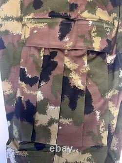 Rare ITALIAN Marine Militare San Marco Camouflage Combat Trousers & Shirt Sets