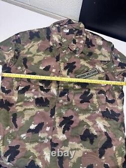 Rare ITALIAN Marine Militare San Marco Camouflage Combat Trousers & Shirt Sets