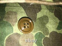 Reproduction WWII US Army HBT Camouflage Uniform Set, Size 44/36