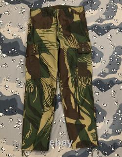 Rhodesian Brushstroke Camo Jungle Fatigue Uniform RARE Custom Camouflage Set 1