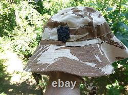 Romania Military Desert Set Camouflage Iraq, Afganistan Shirt Bonnie Hat Rank