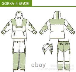 Russia Special Force Gorka 4M Combat Uniform Tactical Military Suit Jacket&Pants