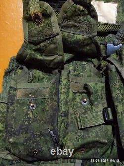 Russian Army Spetsnaz Unloading Vest ZhTM 6Sh117 & Summer Suit Digital Flora Set
