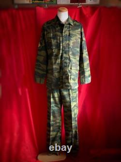 Russian Army Vsr-98 Flora Camouflage Combat Uniform Top And Bottom Set With Embl