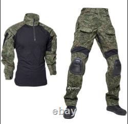 Russian G3 Frog Suit Tactical Training Combat Uniform Shirt Pants Set EMR Camo
