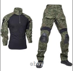 Russian G3 Frog Suit Tactical Training Combat Uniform Shirt Pants Set EMR Camo