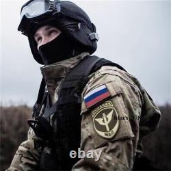 Russian SSO Special Forces Uniform Camouflage Assault Jacket Hooded Combat Suit