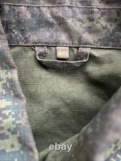 Russian Soldier Uniform Set EMR Camo Jacket Pants Ballistic Goggles and T-Shirt