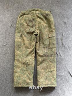 Russian Soldier Uniform Set EMR Camo Jacket Pants Ballistic Goggles and T-Shirt