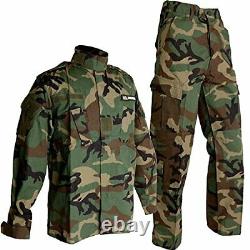 SHENKEL camouflage uniforms set down Woodland L West 85-89cm bdu. From Japan