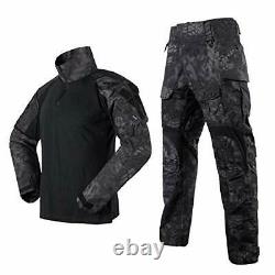 SINAIRSOFT Men G3 Assault Combat Uniform Set Camouflage Tactical Shirt Trouse