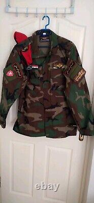 SYRIAN Army 90s Woodland Vintage camouflage uniform set camo bdu 4