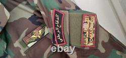 SYRIAN Army 90s Woodland Vintage camouflage uniform set camo bdu 4