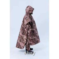 Set Anti-Thermal Vision Poncho Raincoat + Shoe Covers and Arm Warmers Pixel