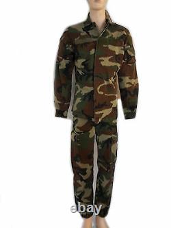 Set Jacket And Trousers Combat Military Camouflage Softair Uniform S