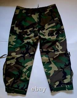 Set of 2 Men's Parka Cold Weather Woodland Camouflage, Trousers XL-Regular(O14)