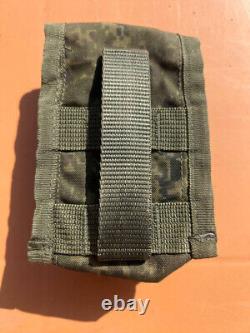 Set of camouflage pouches for Russian Army soldiers military uniform Ukraine War