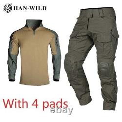 Shirt Man Military Men Clothing Suits Multicam Pant Hunting Suit