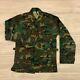 Singapore Army Woodland Camouflage Jacket & Pants Set Military Uniform Sm Size