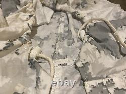 Snow camo MARPAT USMC Top/Bottom Large Regular Overwhite Set RARE Camouflage